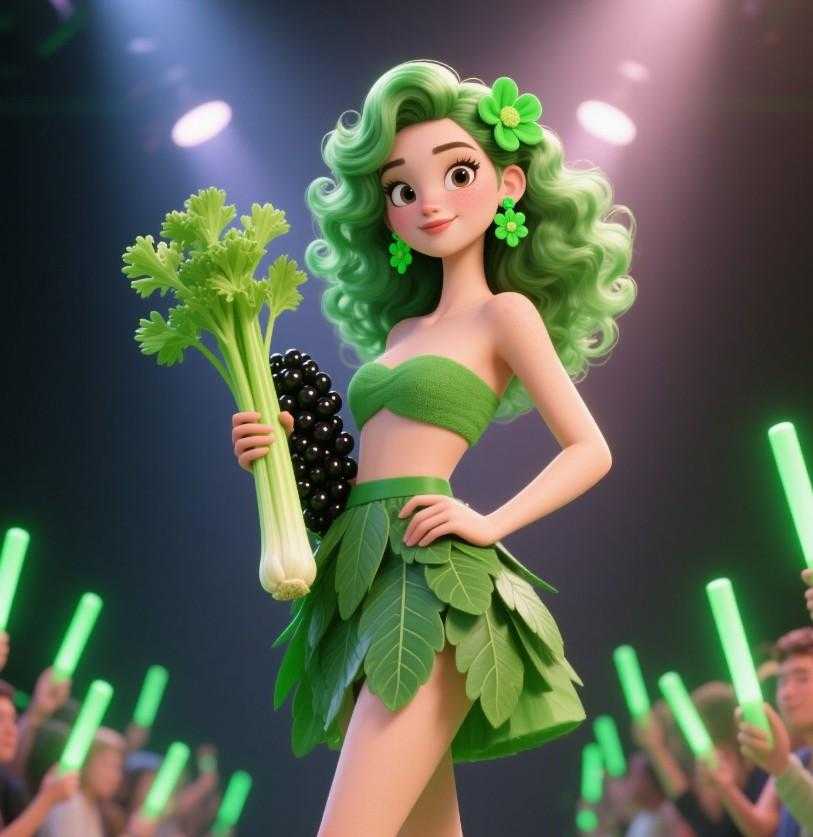 养生新玩法,食物美女走秀,7天万粉号