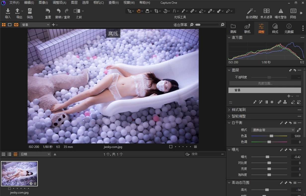 Capture One 23 RAW图像处理软件 v16.8.3.3645 中文破解版 第1张 Capture One 23 RAW图像处理软件 v16.8.3.3645 中文破解版 第1张